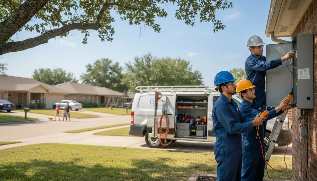 Certified electrician providing emergency electrical services in Brodheadsville, PA